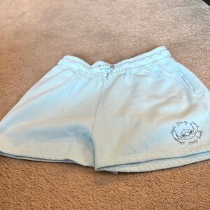 Disney Women's Athletic Shorts in Light Blue